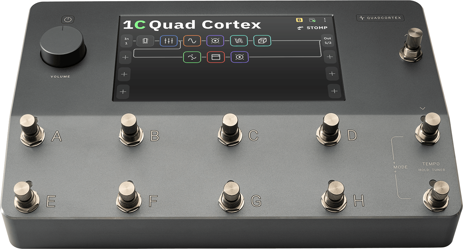 Neural DSP Quad Cortex Digital Amp & Effects Modeller Andertons Music Co.